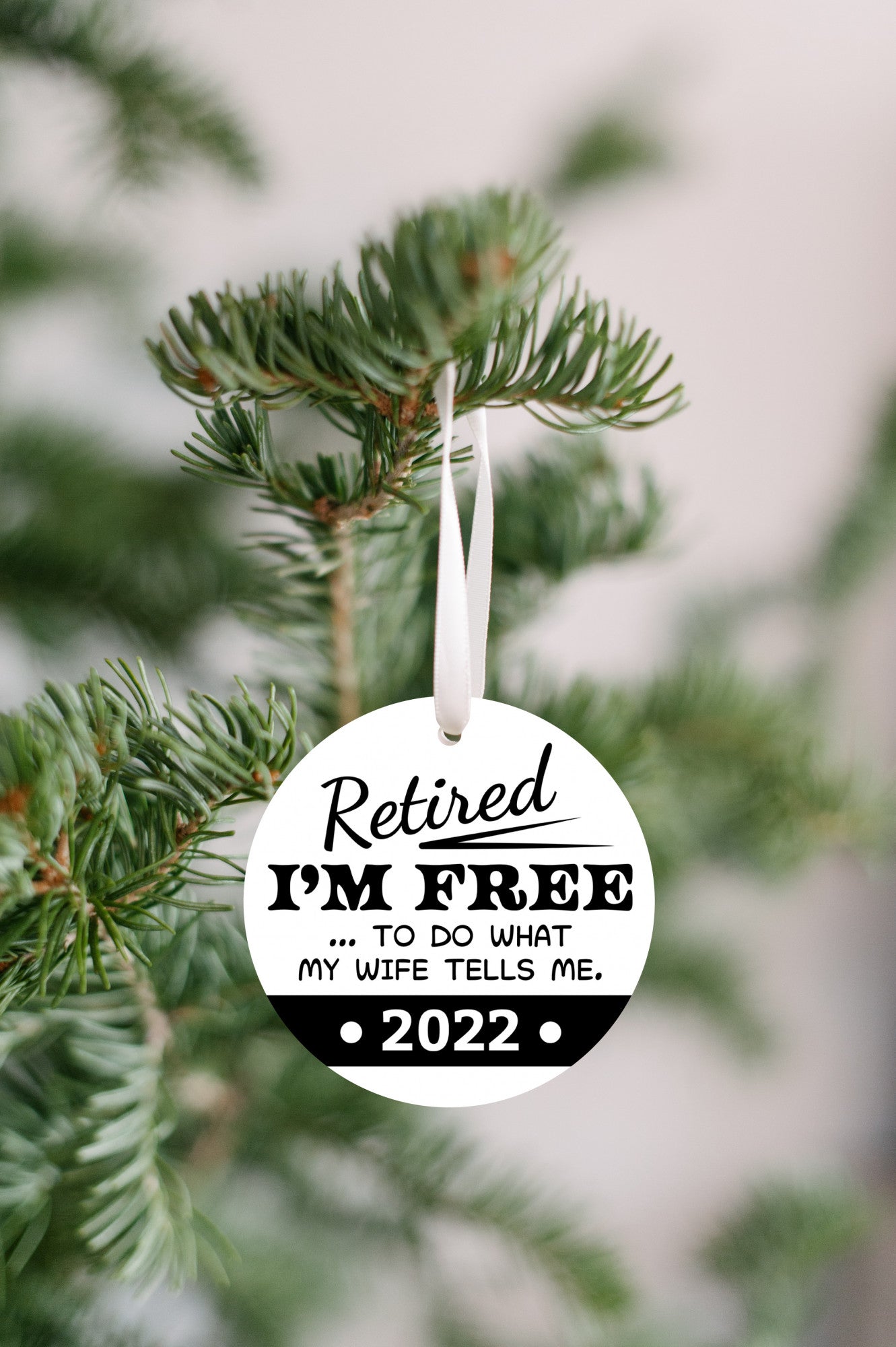 Retired Free To Do Ornament