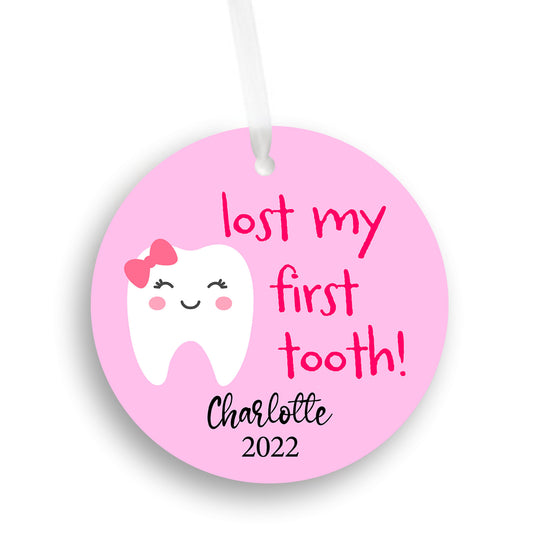 Pink Lost My First Tooth Ornament