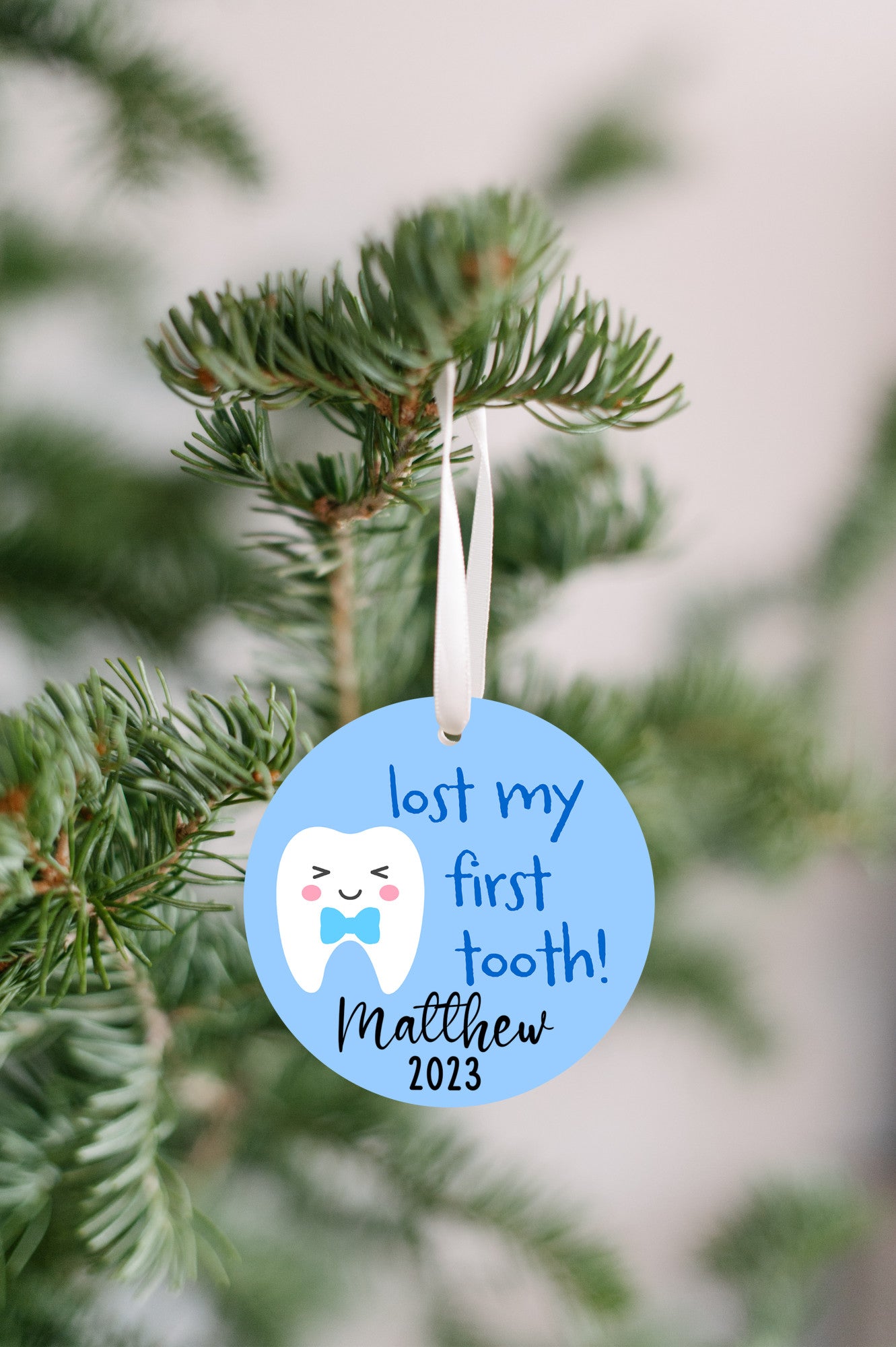 Blue Lost My First Tooth 2023 Ornament