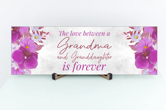 The Love Between A Grandma & Granddaughter Sign