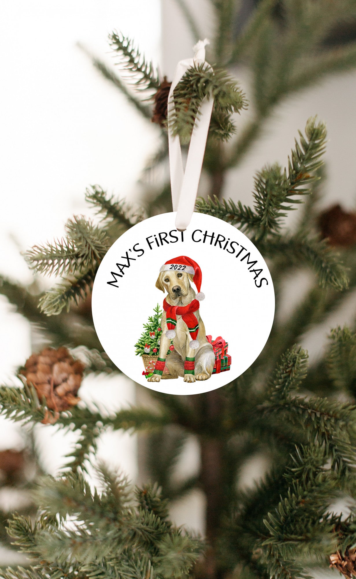 Labrador First Christmas Ornament