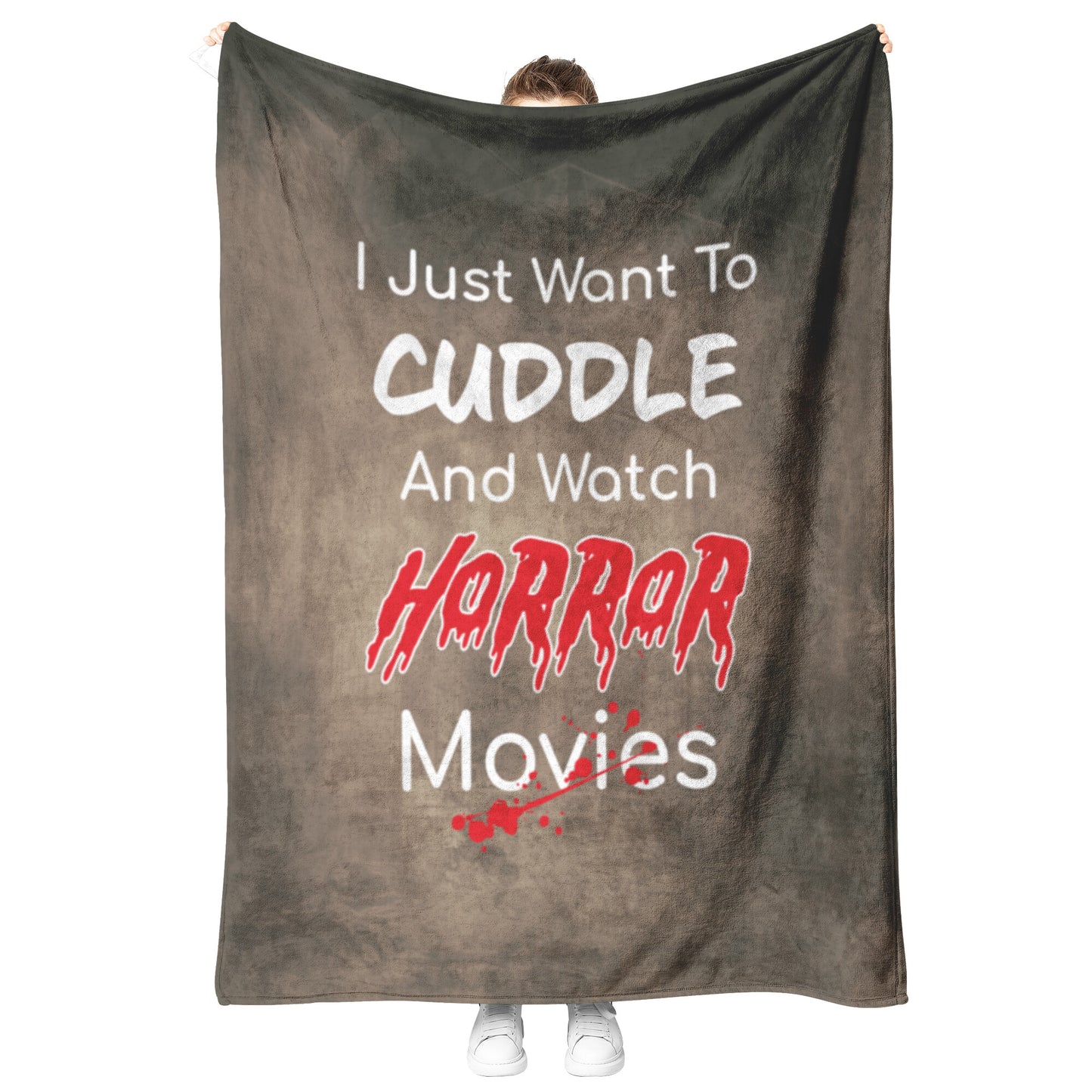 Cuddle & Watch Horror Movies Blanket