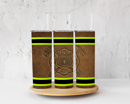 Firefighter Bunker Gear Tumbler, Fireman Cup, Bunker Gear, Firefighter Cup, Firefighter Graduation Gift, Firehouse Gifts, Thin Red Line