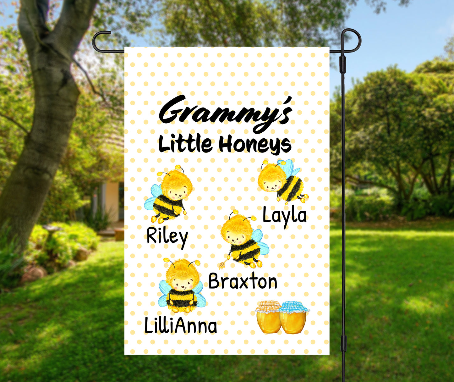 Grammy's Little Honeys Garden Flag