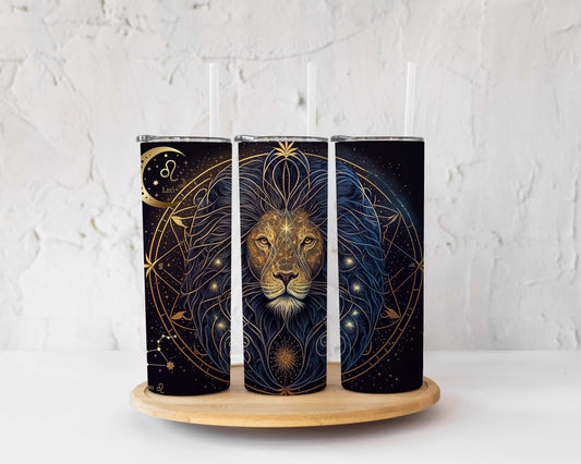 Zodiac Leo The Lion Tumbler