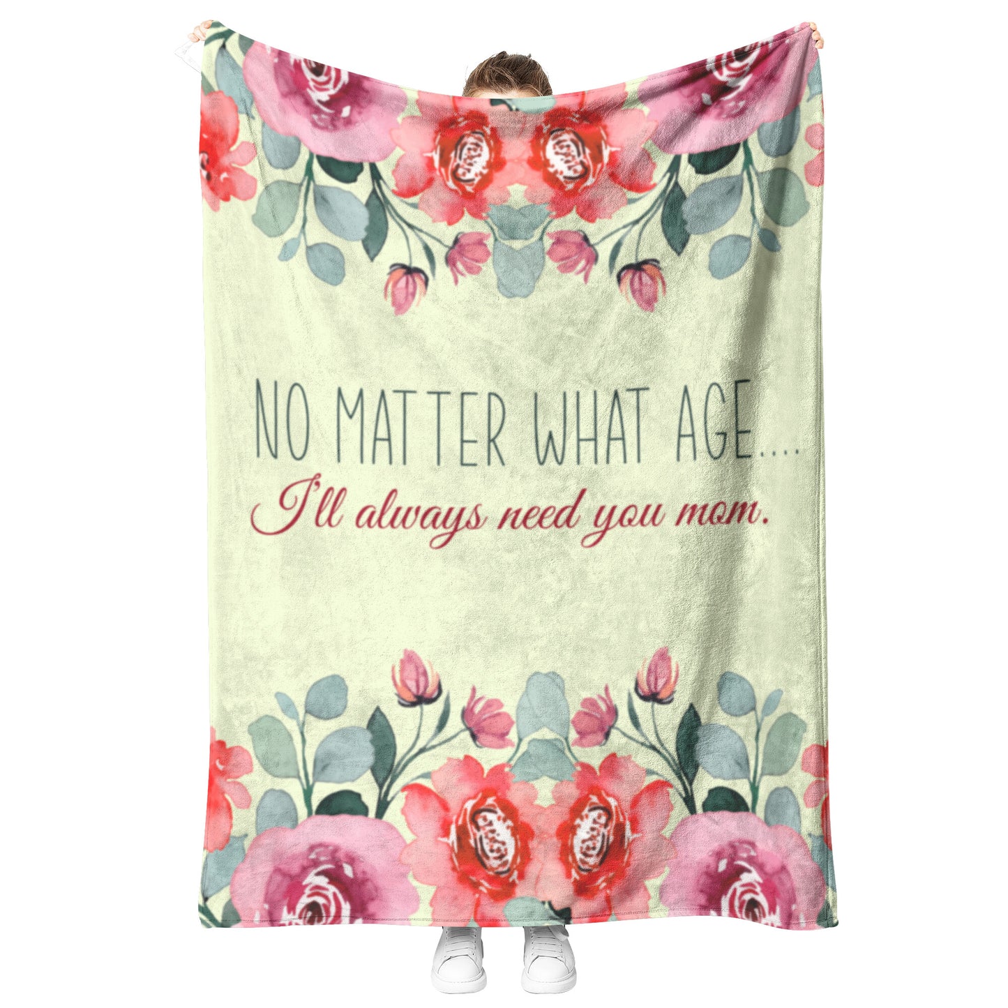 No Matter What Age Fleece Blanket