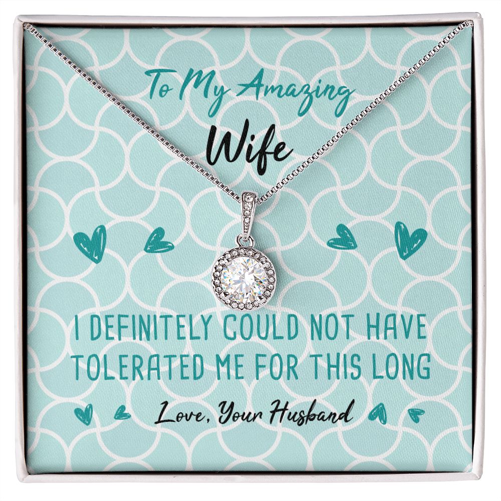 Amazing Wife Necklace, Valentine Gift For Wife