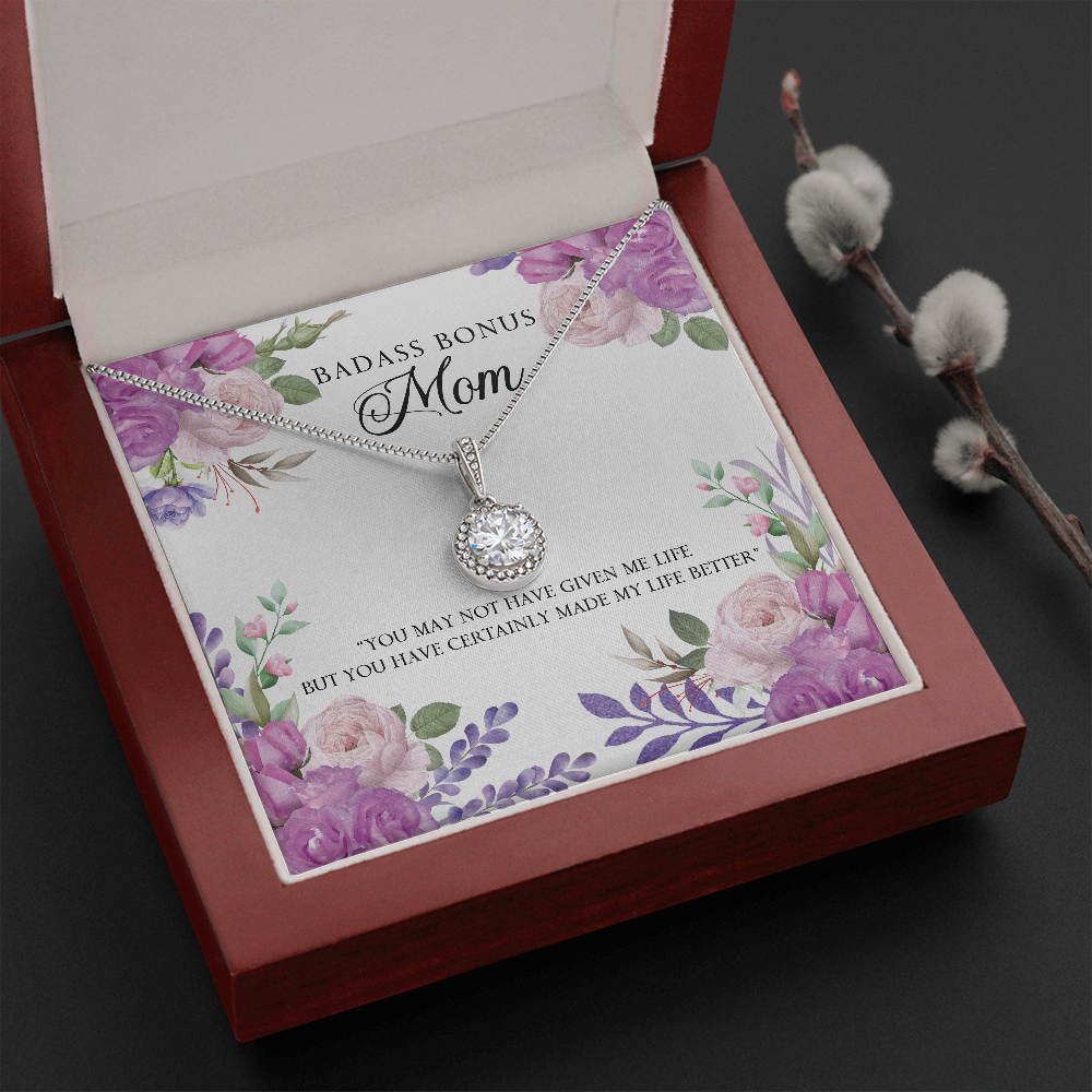 Bonus Mom Necklace, Necklace for Stepmom, Mother's Day Gift, Christmas Gift, Birthday Gift for her
