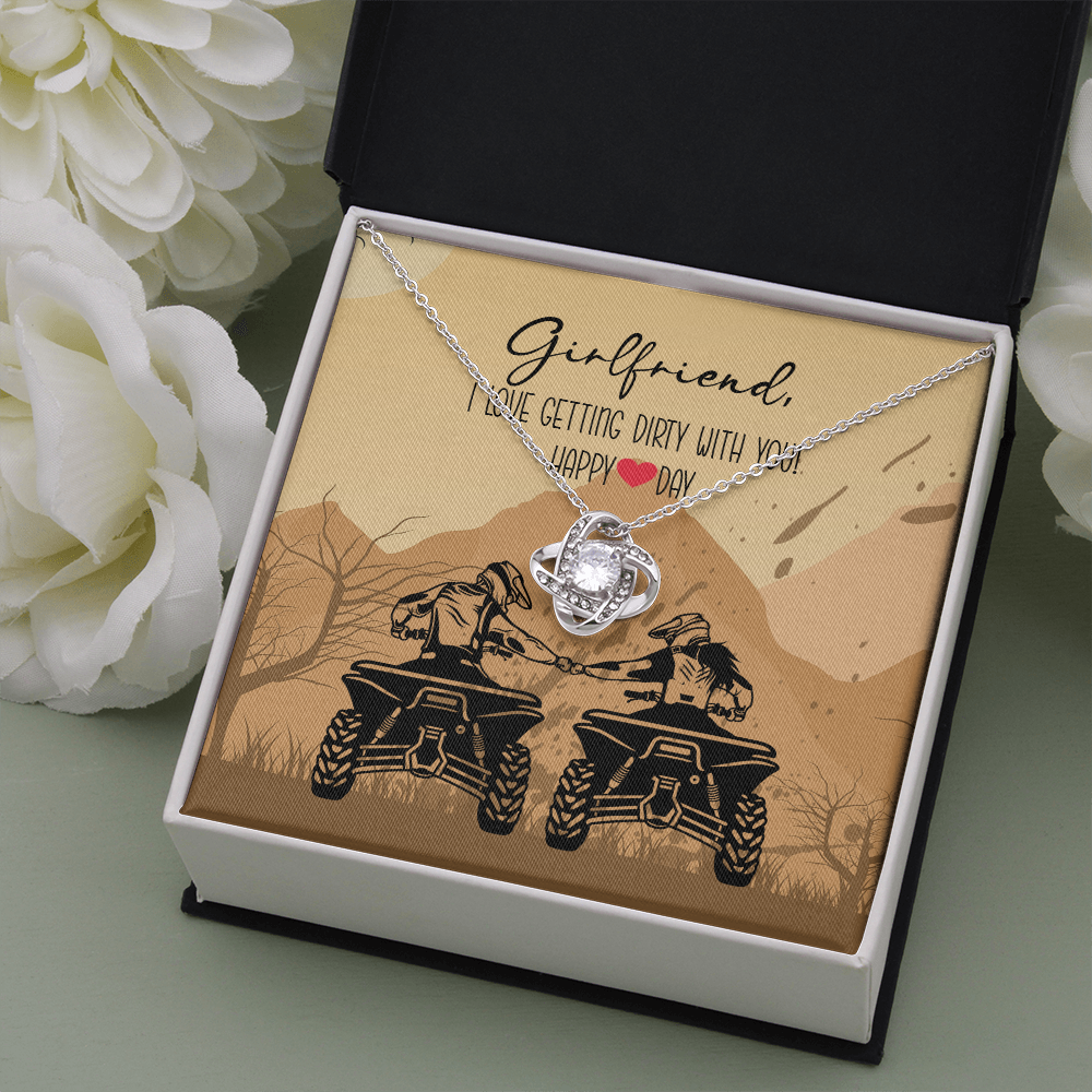 Quad Girlfriend Necklace, ATV Gift, Gift for her, Valentine's Gift for Girlfriend, Valentine Gift, Off-Road, Mudding