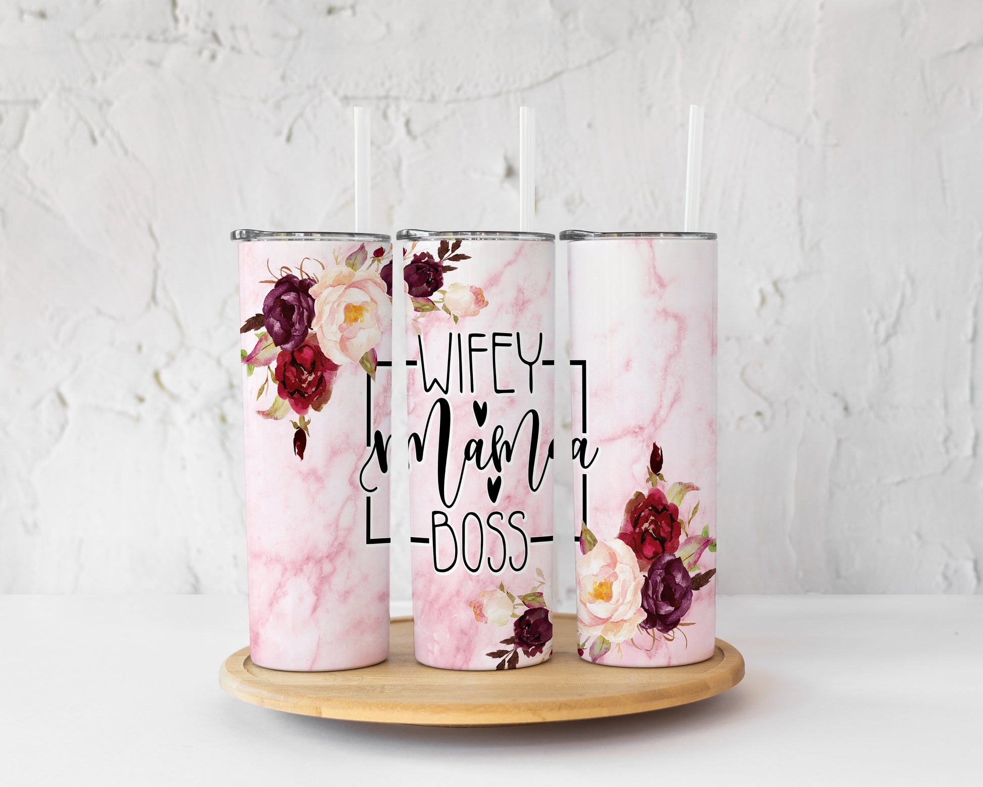 Wifey Mama Boss Tumbler | Wife Gift | Mom Gift | Mom Tumbler | Wife Tumbler | Gift for Mama | Gift for Wifey | Gifts for her | Tumbler Gift