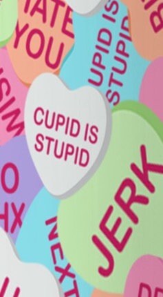 Anti Valentine Tumbler, Conversation Hearts, Gift for Her, Gag Gift, Valentine's Day, Valentine's Gift, Valentine Tumbler, 20oz Tumbler