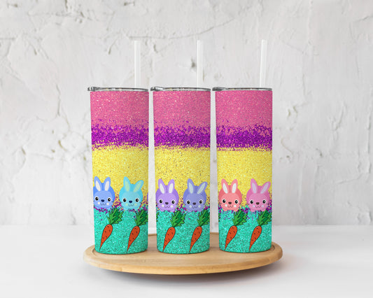 Easter Tumbler, Easter Cup, Easter Gift For Her, Easter Present, Bunny Tumbler, Easter Bunny Gift