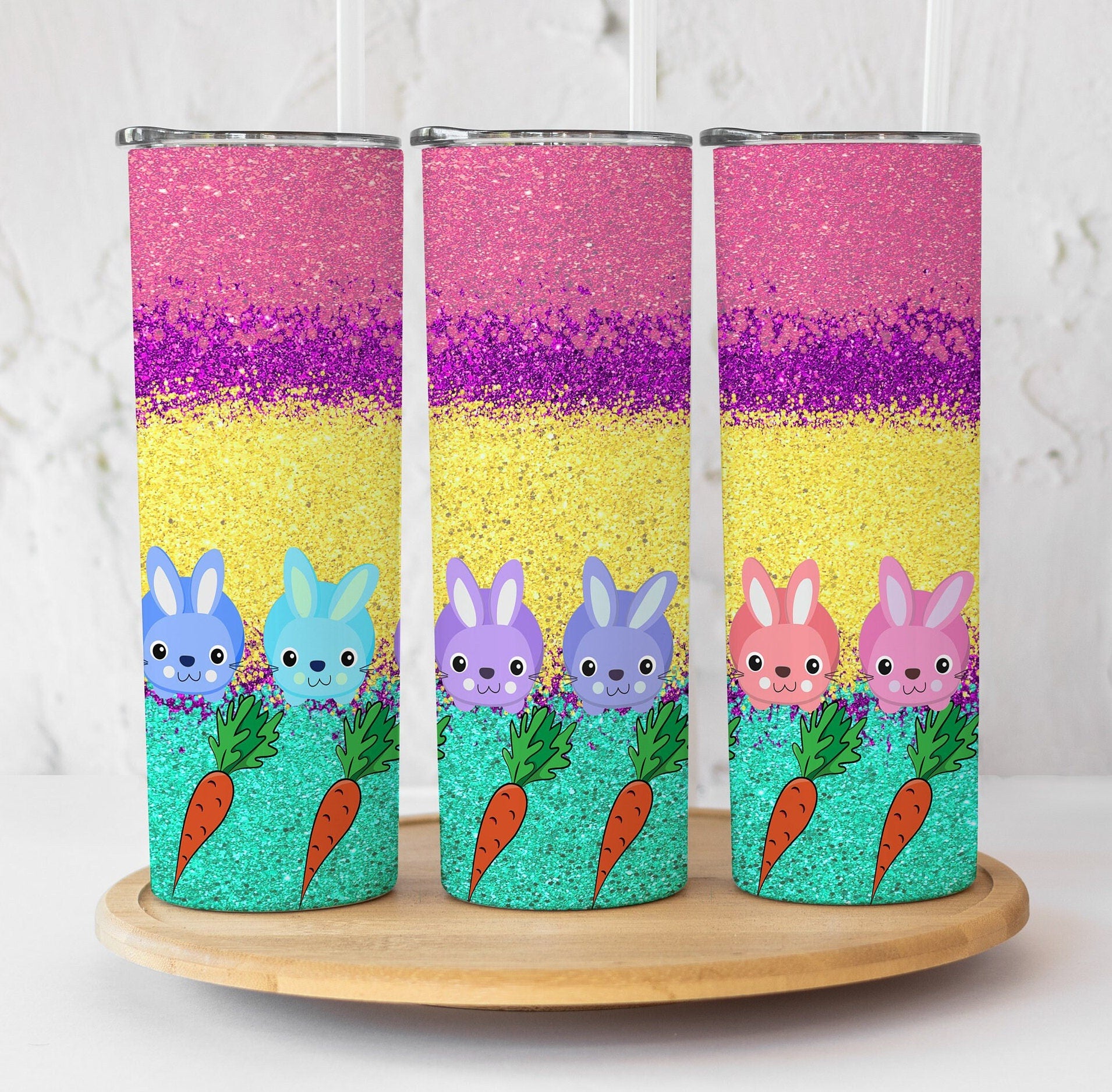 Easter Tumbler, Easter Cup, Easter Gift For Her, Easter Present, Bunny Tumbler, Easter Bunny Gift