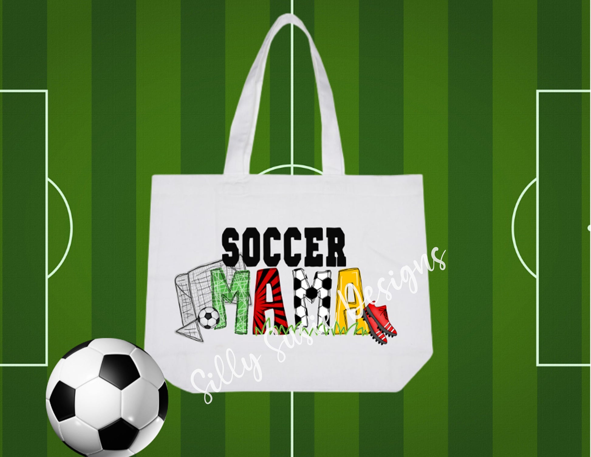 Soccer Mama Tote Bag, Soccer Tote, Soccer Snack Tote, Soccer Mom Gift, Tote for Mom, Tote Bag