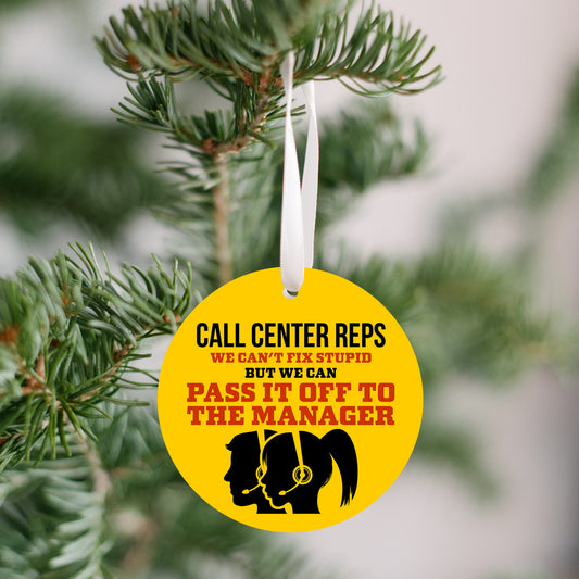 Call Center Rep Ornament