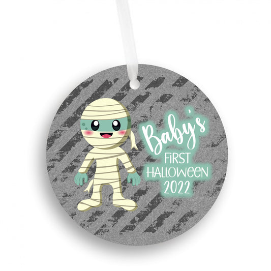 Baby's First Halloween 2022 Mummy Ornament
