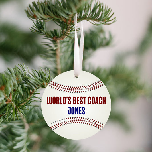 World's Best Coach Ornament