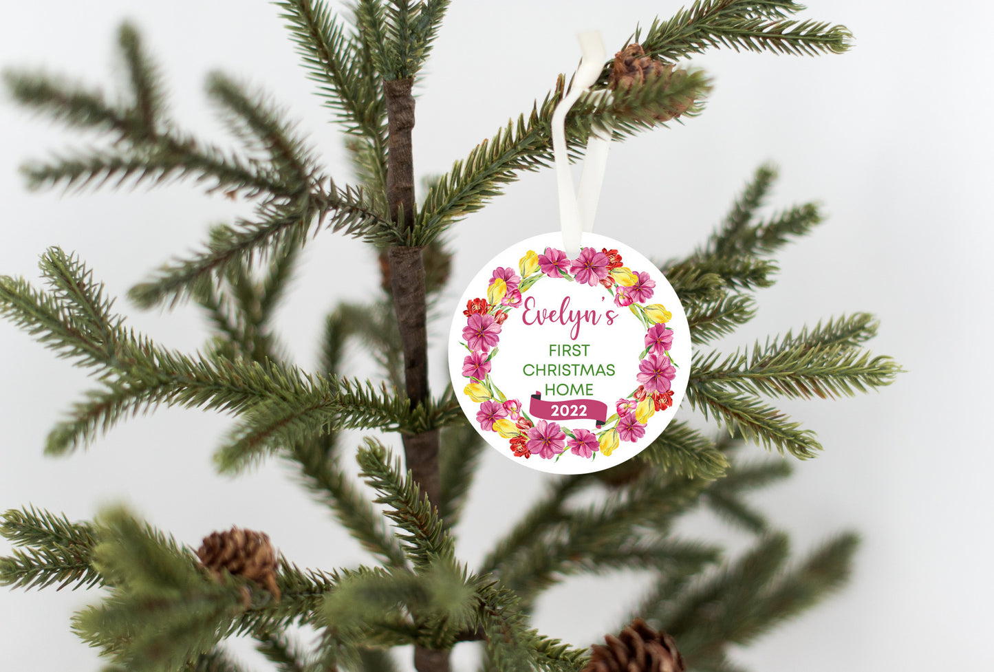 Personalized First Christmas Home Adoption 2022 Ornament