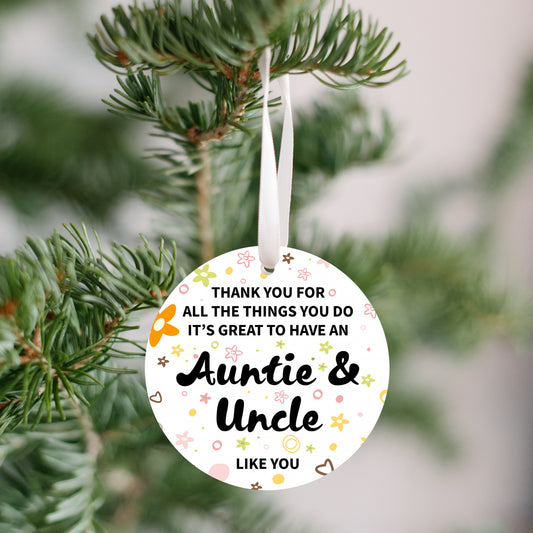Auntie & Uncle Like You Ornament