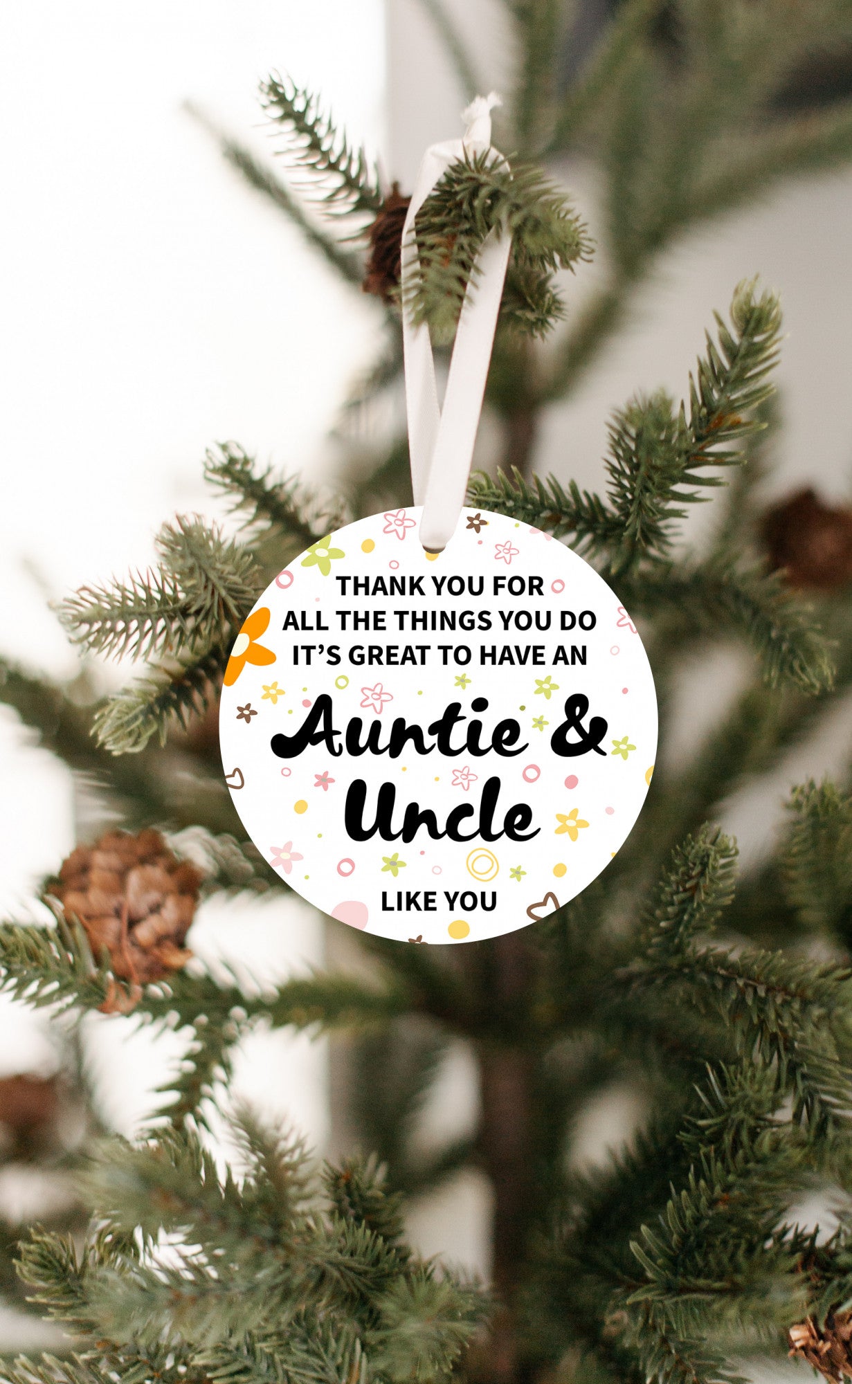 Auntie & Uncle Like You Ornament