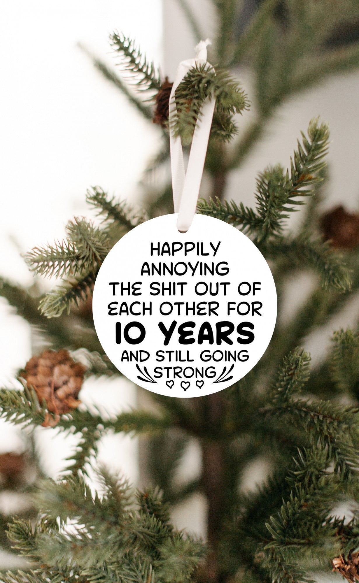 Happily Annoying Couple Ornament