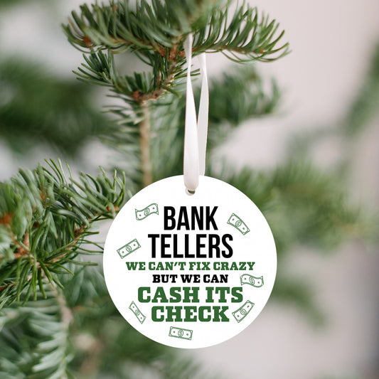 Bank Teller Ornament