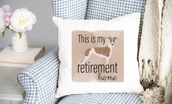 Retirement Home Throw Pillow Cover