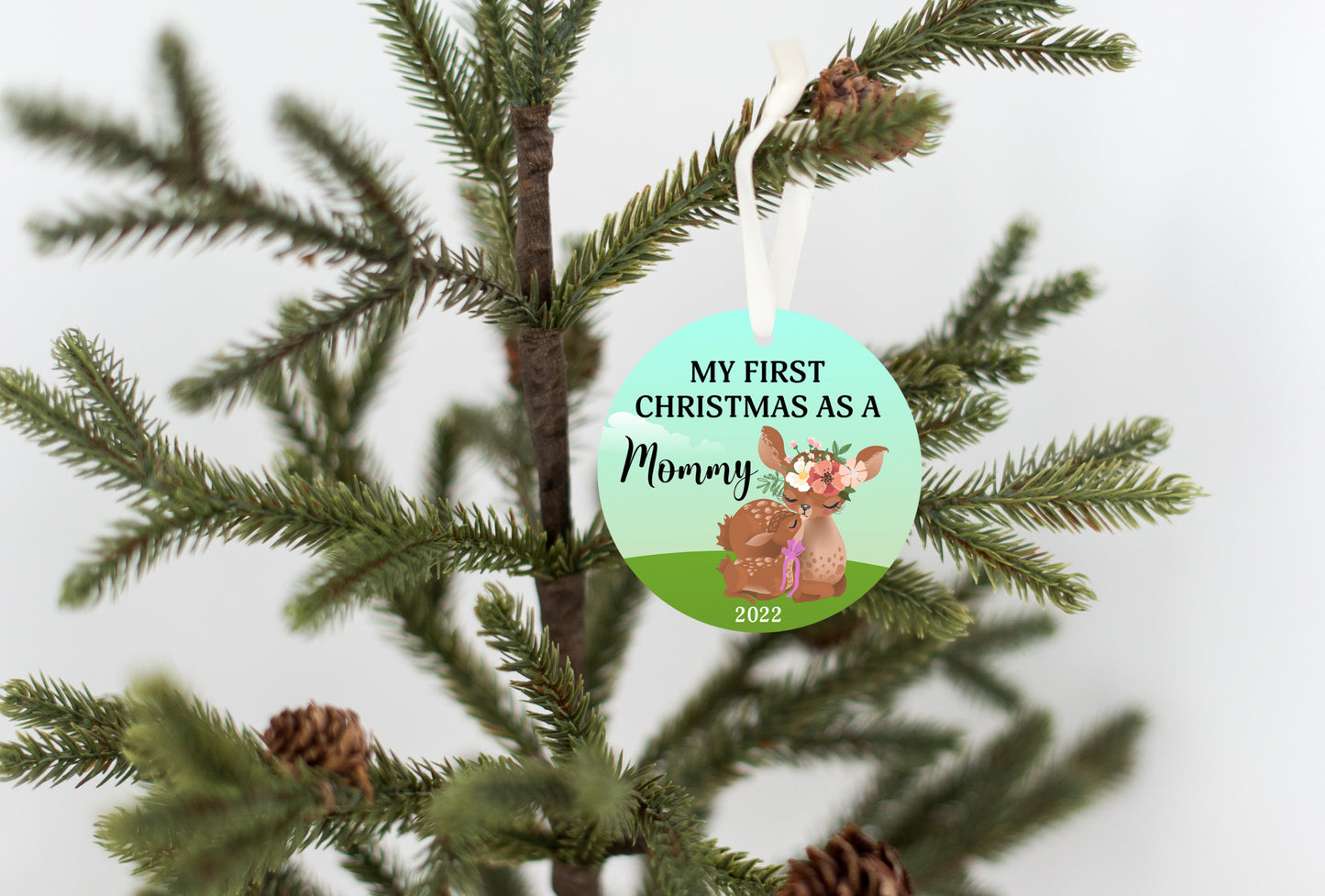 First Christmas As A Mommy Girl 2022 Ornament