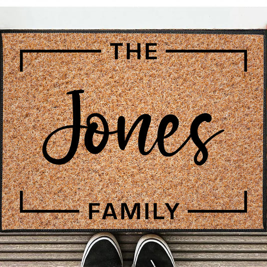 Personalized Family Doormat