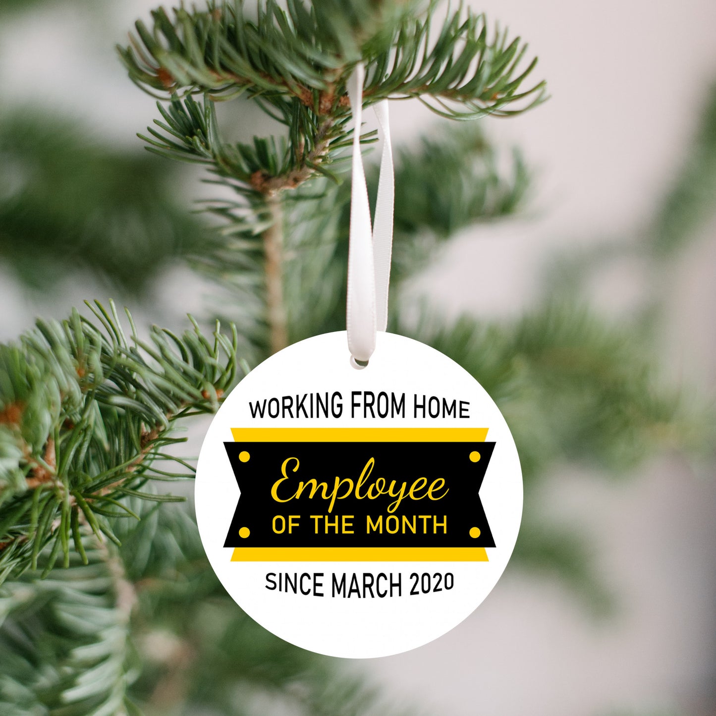 Work From Home Employee Of The Month Ornament