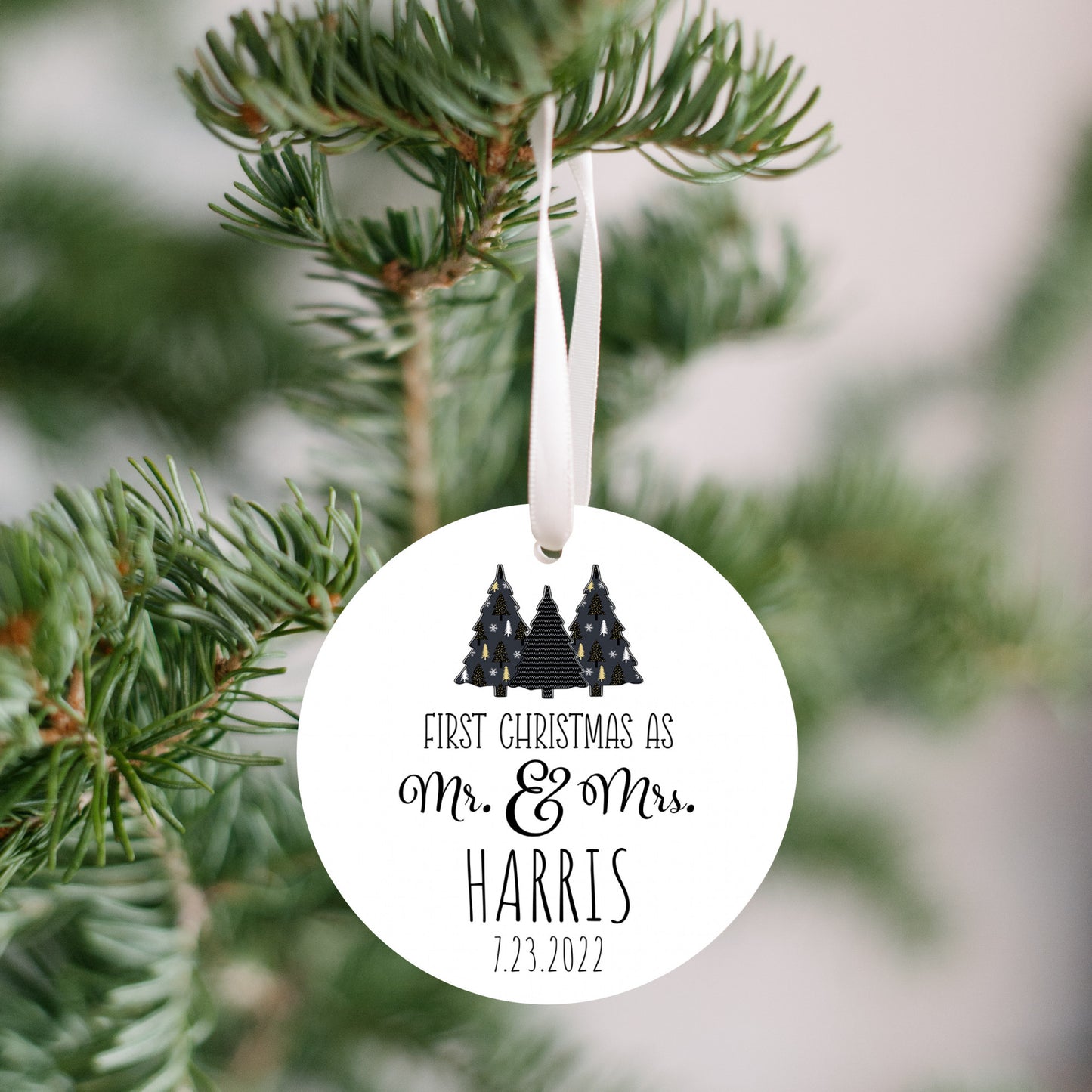First Christmas as Mr. & Mrs. 2022 Ornament