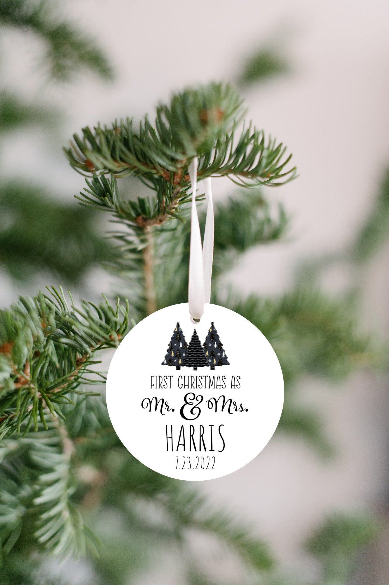 First Christmas as Mr. & Mrs. 2022 Ornament
