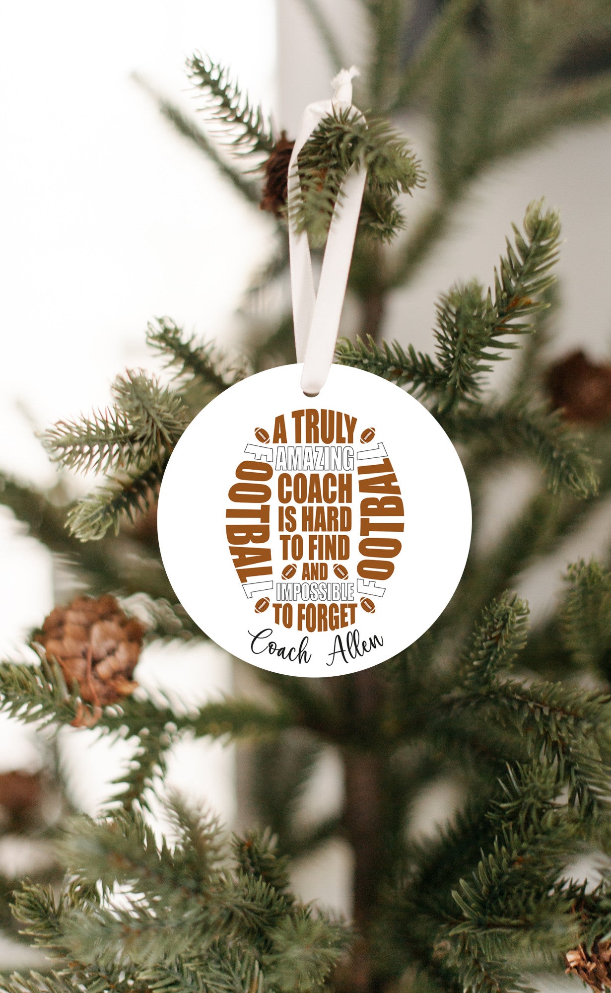 Football Coach Ornament