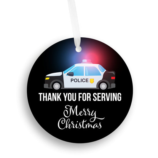 Police Serving Ornament