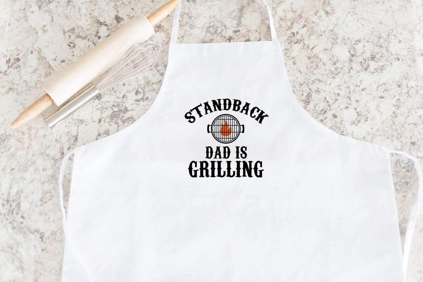 Standback Dad Is Grilling