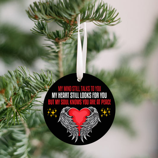 My Mind Still Talks To You Christmas Ornament