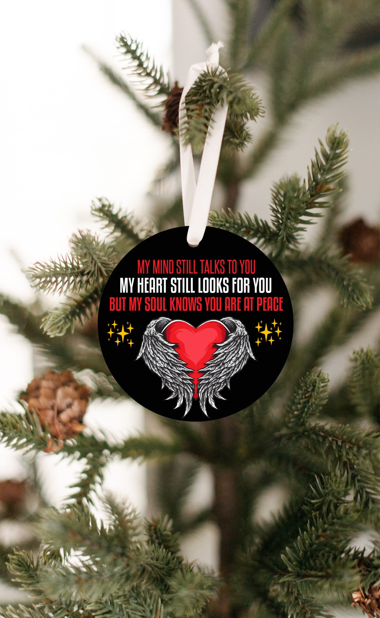My Mind Still Talks To You Christmas Ornament