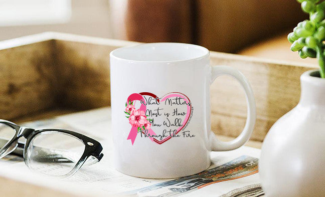 What Matters Most Breast Cancer 11oz Coffee Mug