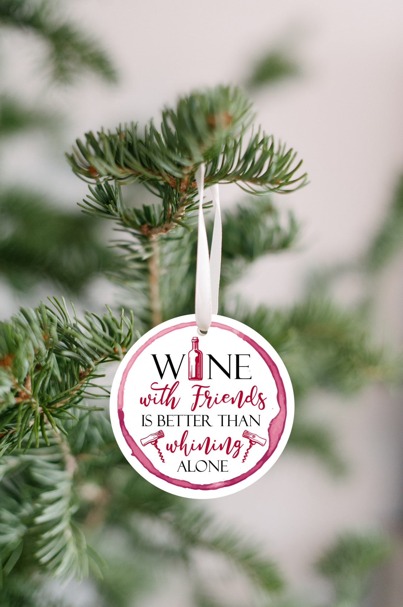 Wine with Friends Ornament
