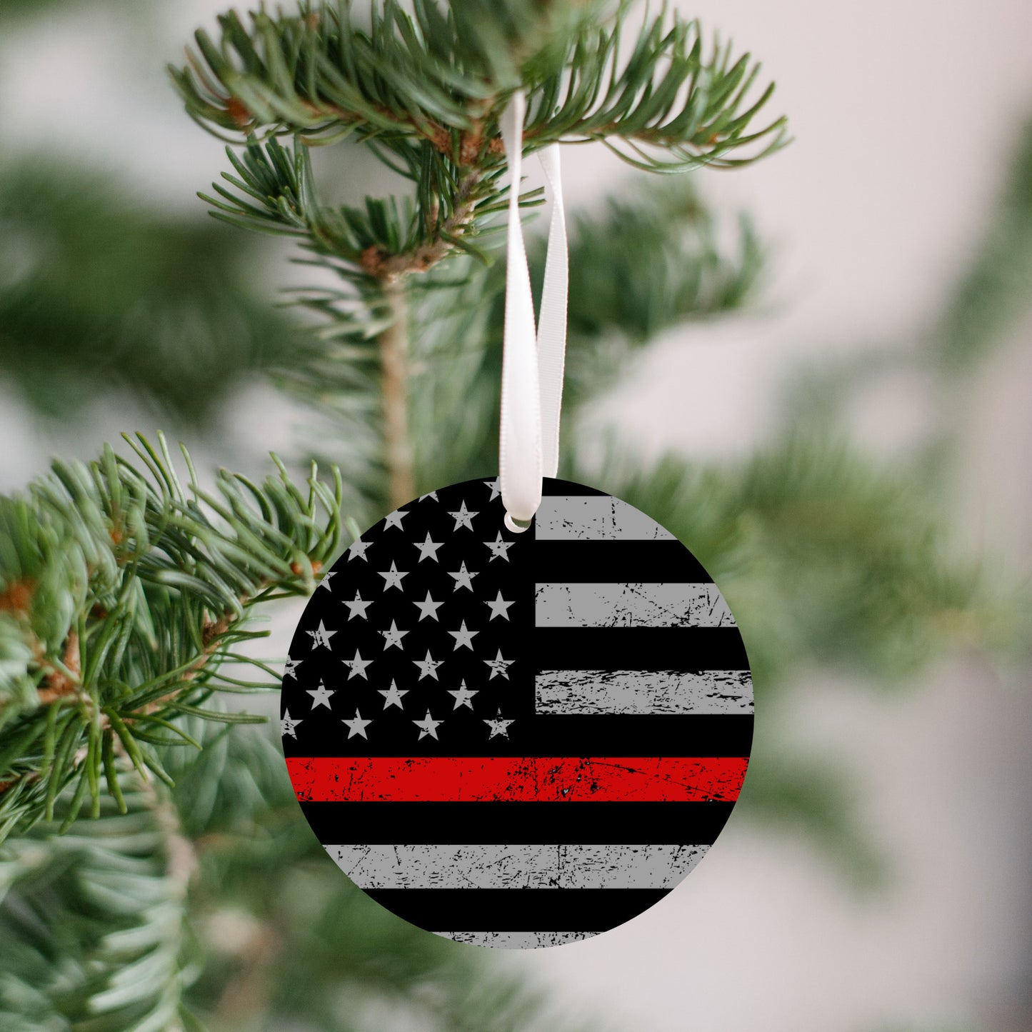 Thin Red Line Ornament
