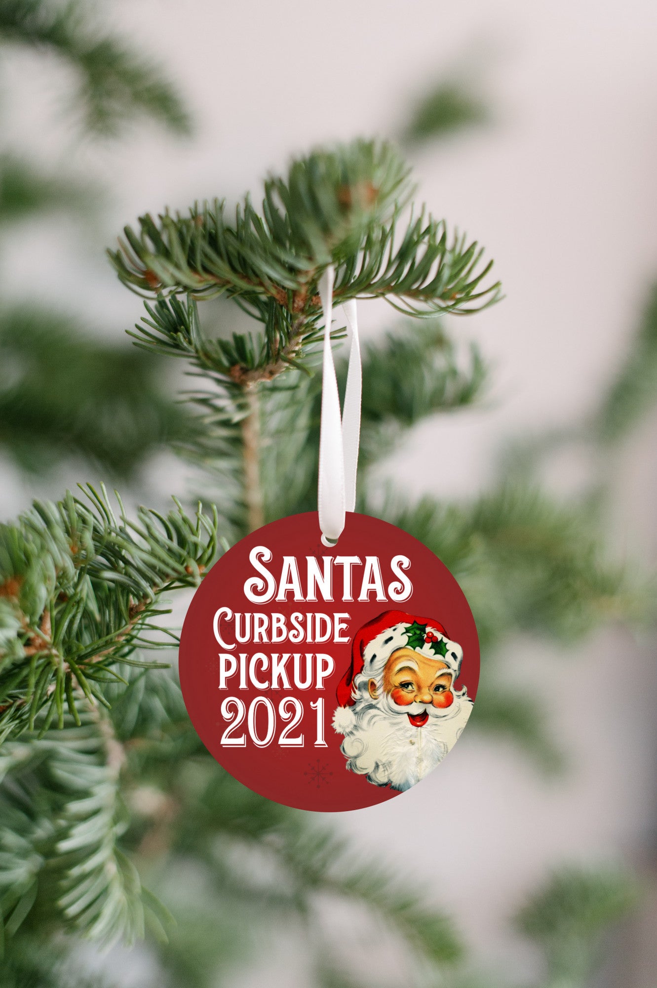 Santa's Curbside Pickup 2021 Ornament