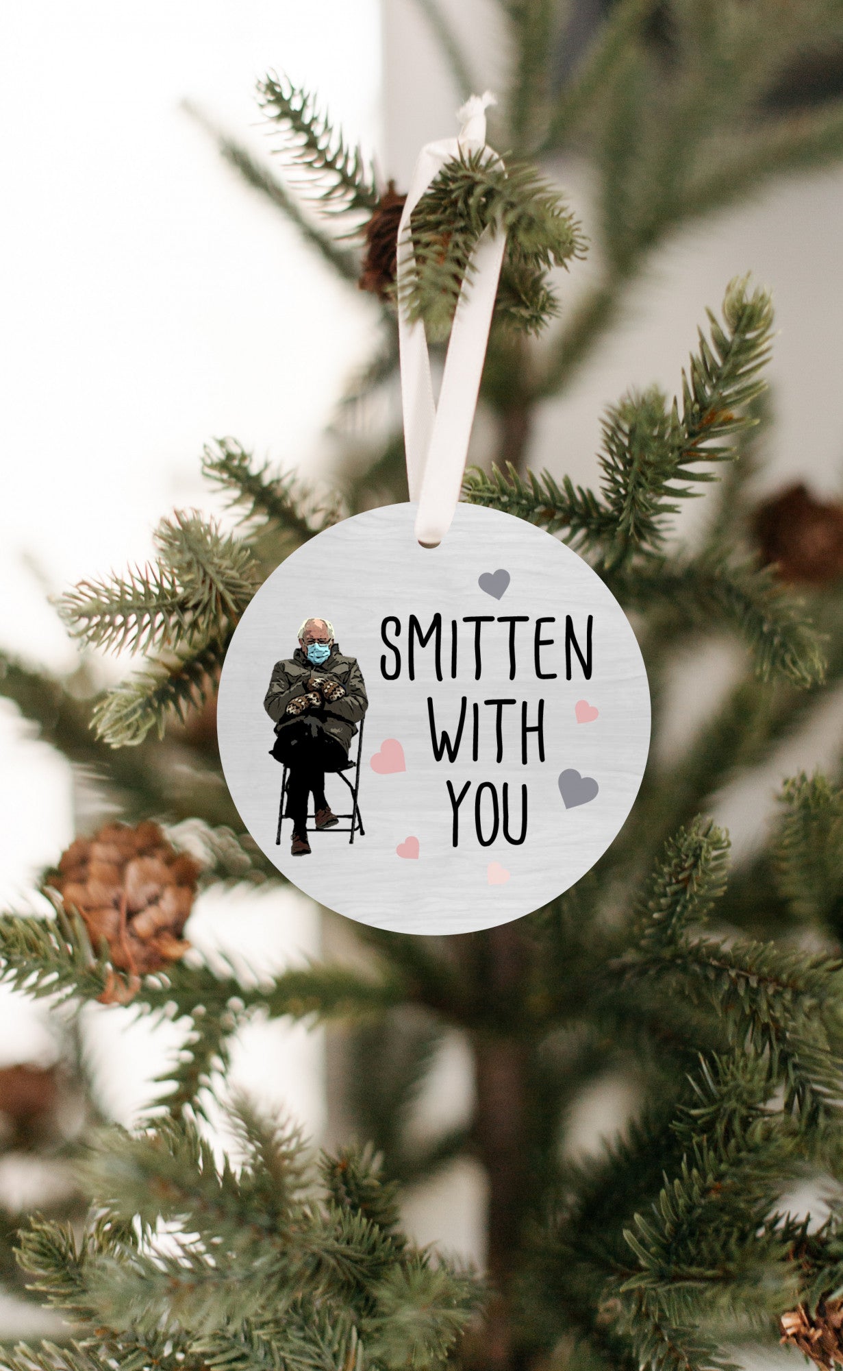 Bernie-Smitten With You Ornament
