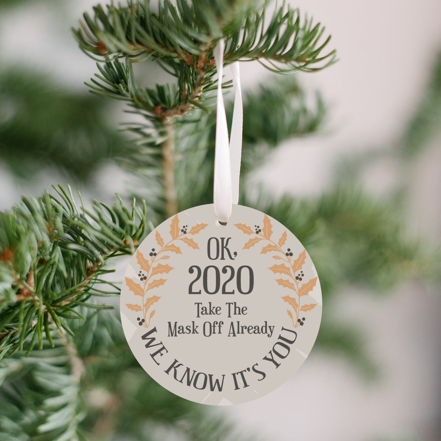 OK 2020 Take Off Your Mask #1 Ornament