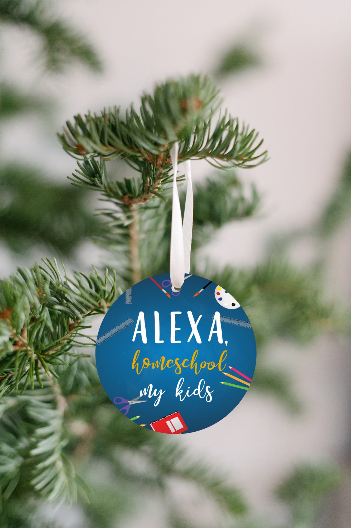 Alexa Homeschool Christmas Ornament