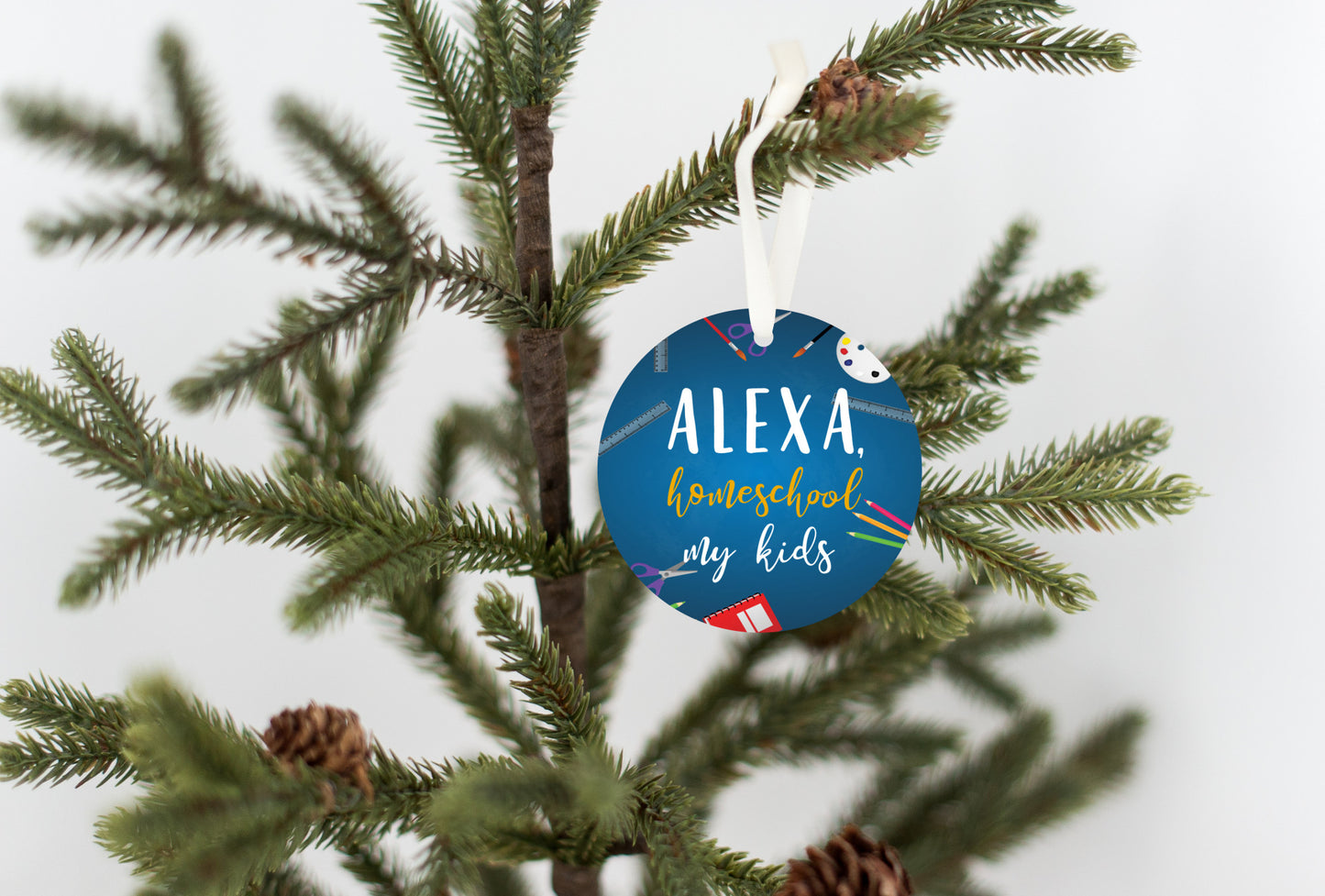 Alexa Homeschool Christmas Ornament