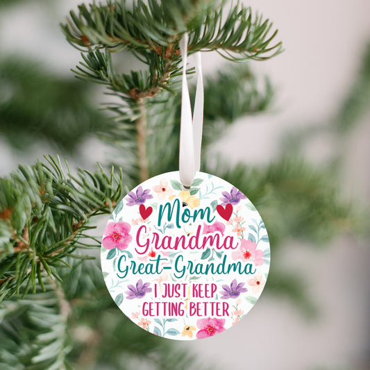 Mom Grandma Great Grandma Ornament