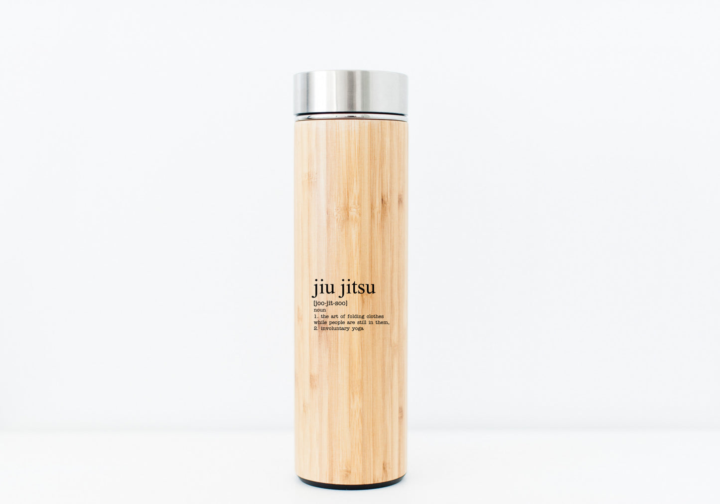 Jiu Jitsu Bamboo Water Bottle