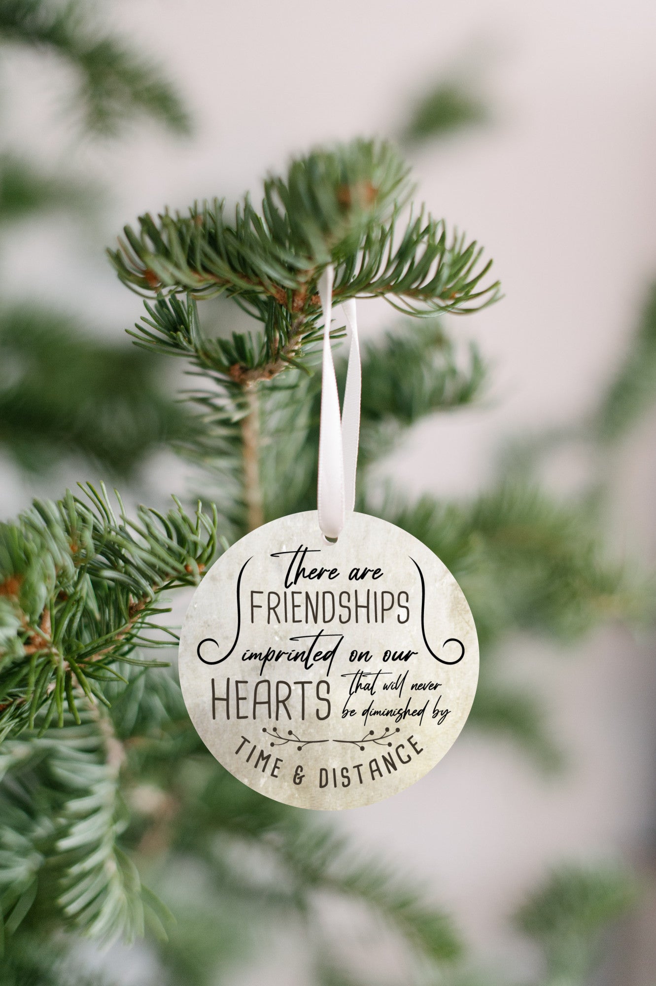 Friends imprinted on our hearts Ornament