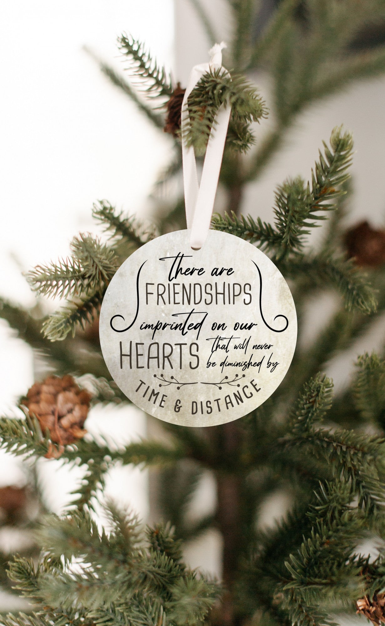 Friends imprinted on our hearts Ornament