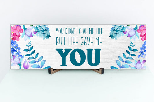 You didn't give me life Sign